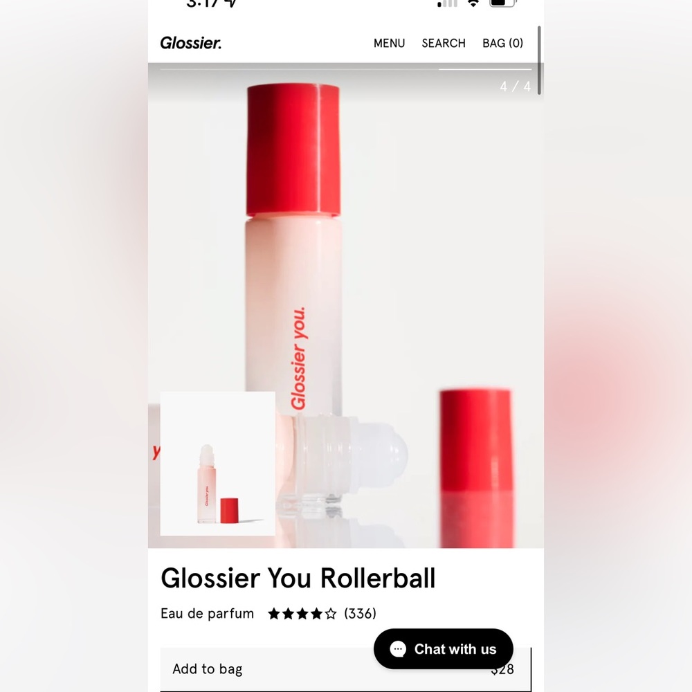 2 Glossier You Rollerball Perfume